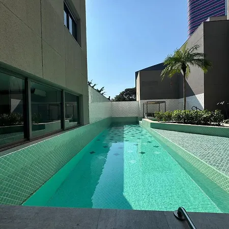 Fl1207 - Espetacular Na Faria Lima Com Piscina E Gym Apartment Sao Paulo Exterior photo
